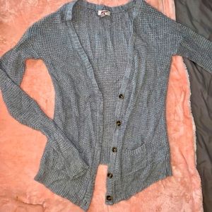Grey cardigan